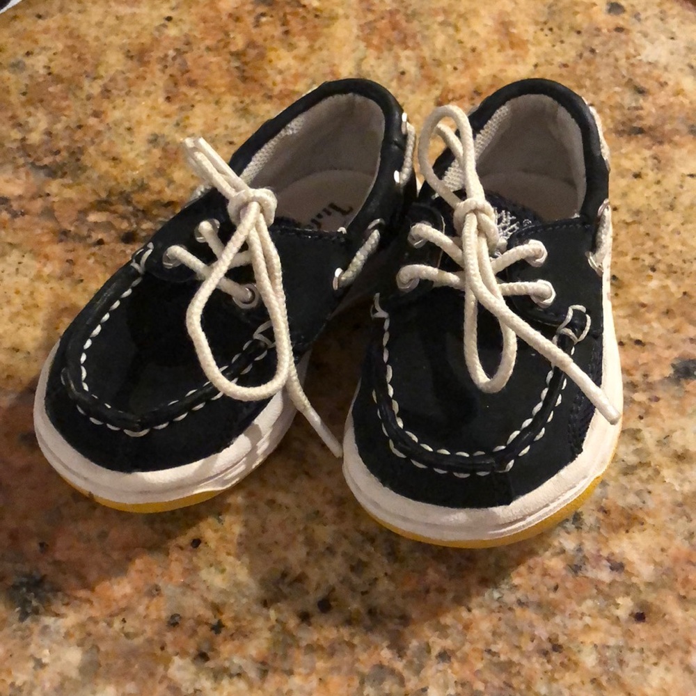 Timberland Toddler Size 4 Navy Boat Shoes